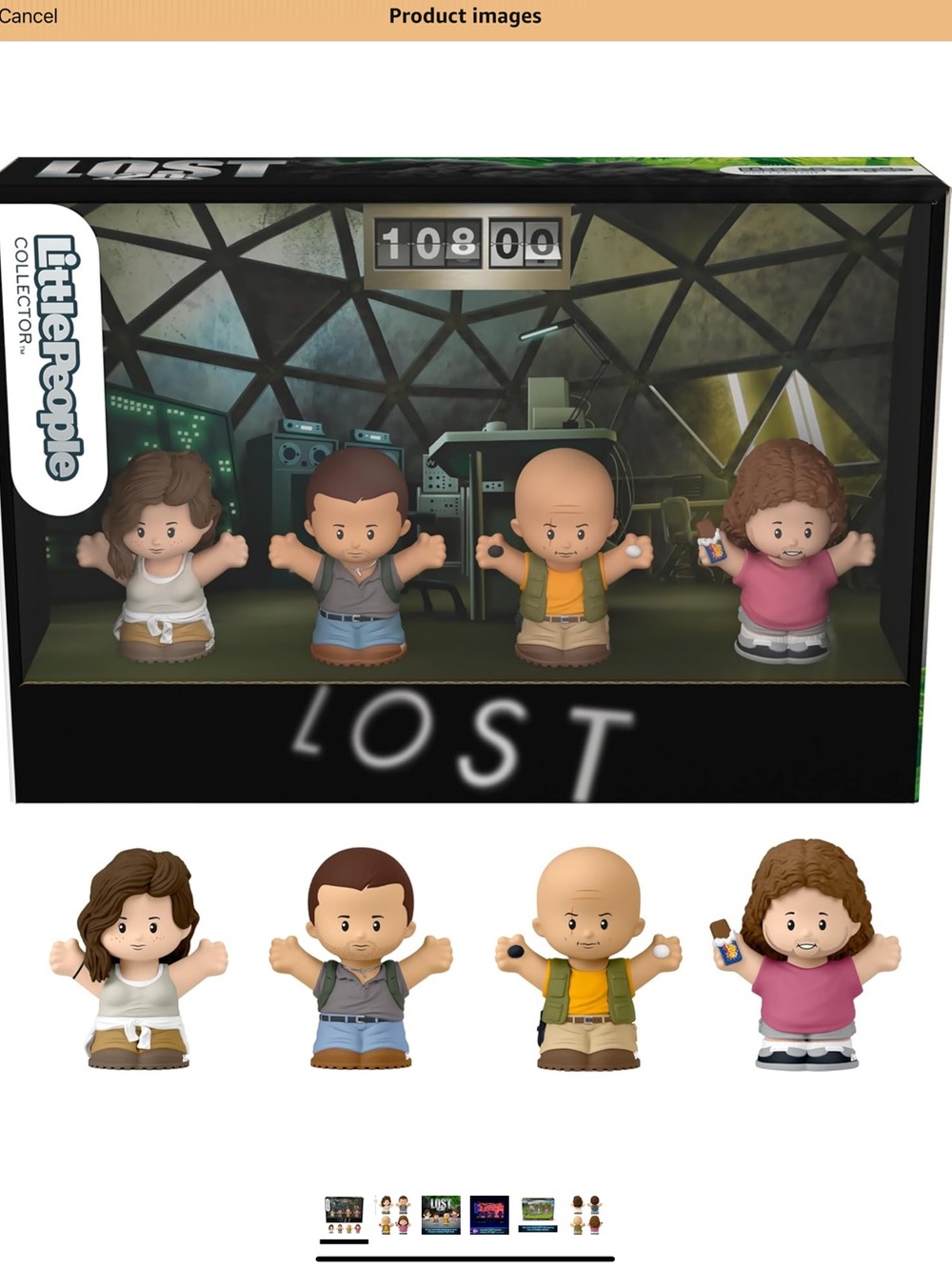 Little people LOST TV Series 4-Figure Set - Multicolor